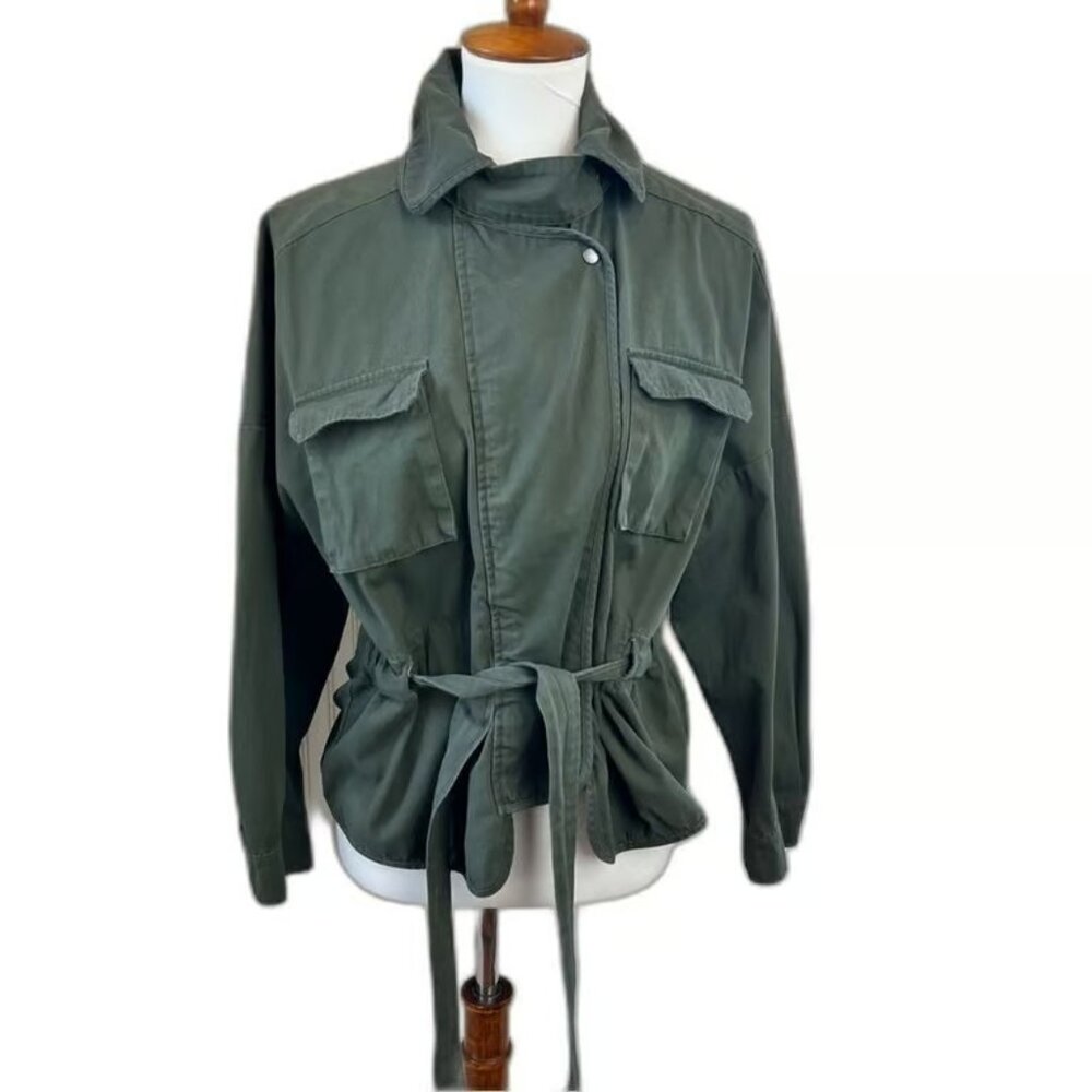 Who What Wear Army Utility Jacket | Size M | Military Chic Main Character Energy